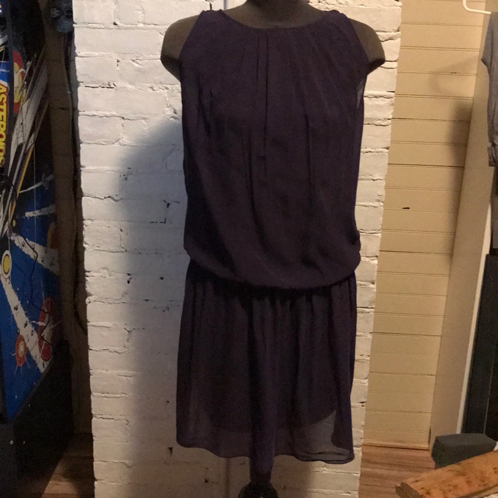 ☃️ 4/$20 Benetton Plum Color Drop Waist Dress